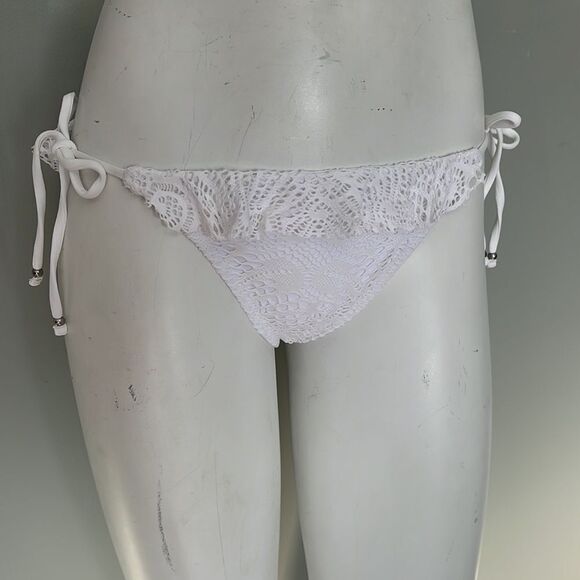Ralph Lauren New White Lace Bikini Small - Picture 5 of 6